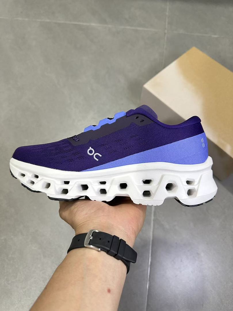 On Running Cloudmonster 2 Sneakers, in Purple and Blue - product image from the listing.