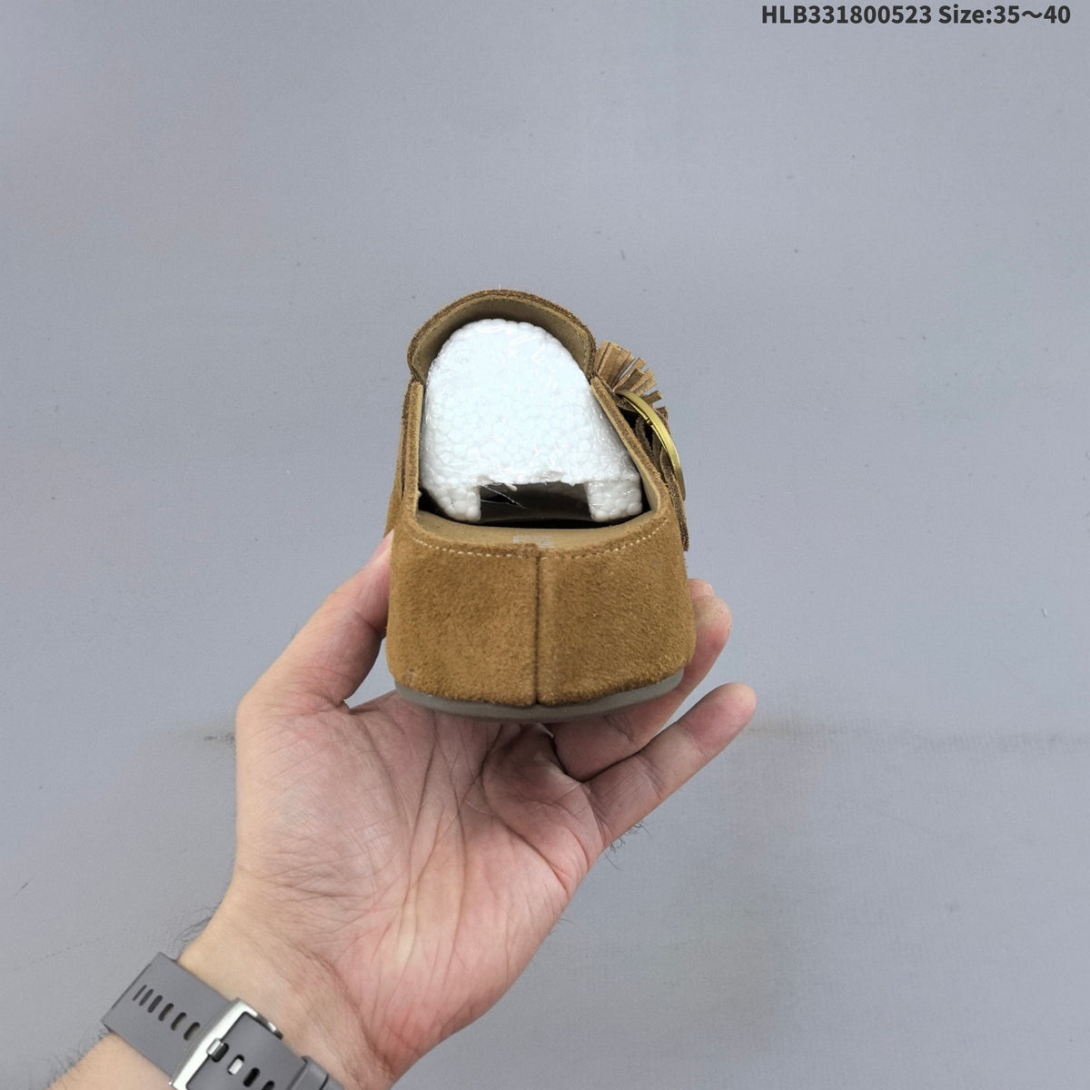 GG-CC Firework Embellished Brown Mule Clogs - product image from the listing.