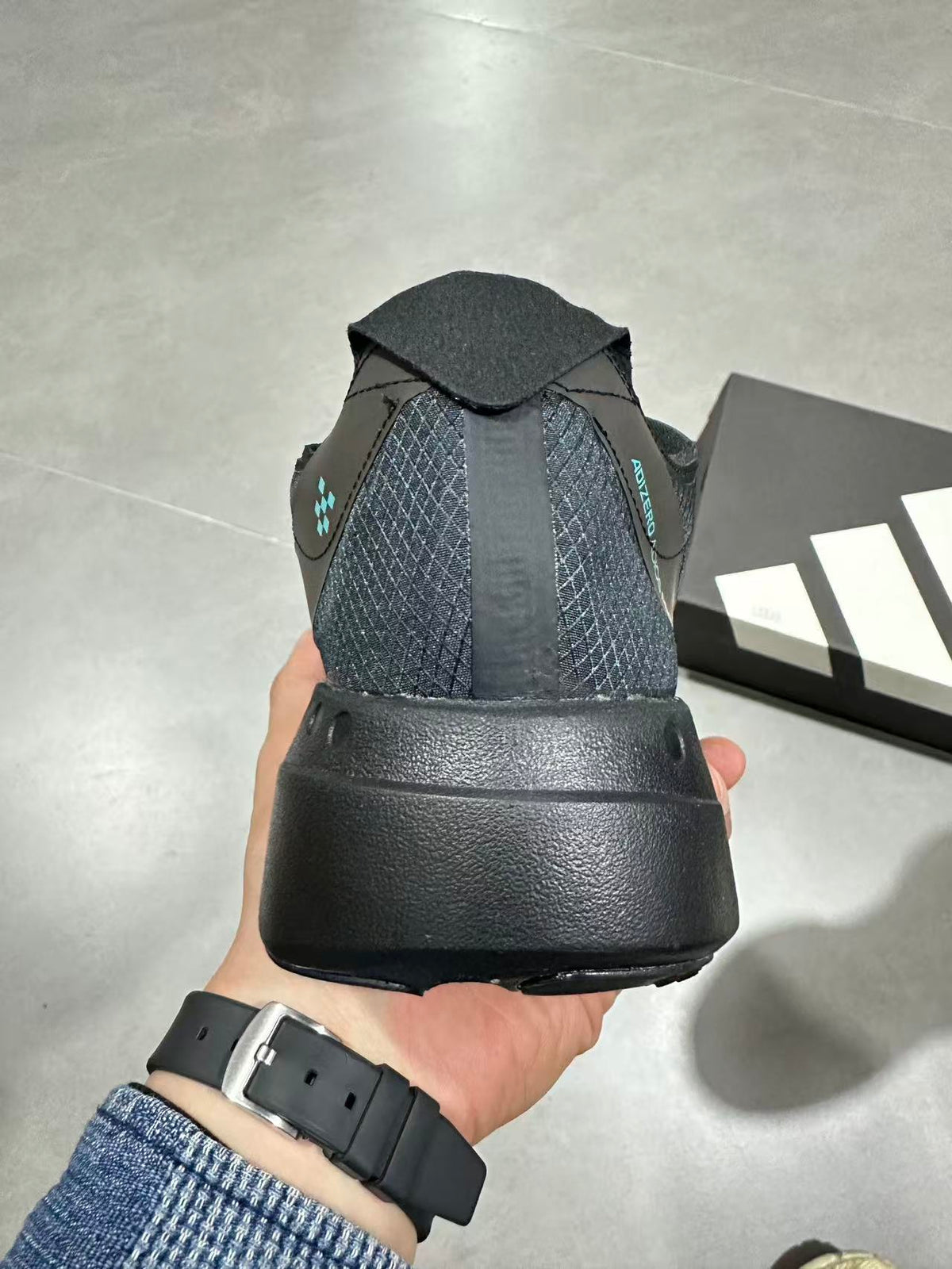Nike Lightstrike Pro Running Shoes in Black Gray HQ7411 - product image from the listing.