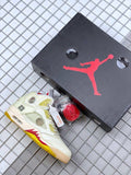 Air Jordan 5 x Off-White Sneakers in Sail CT8480-002 - product image from the listing.