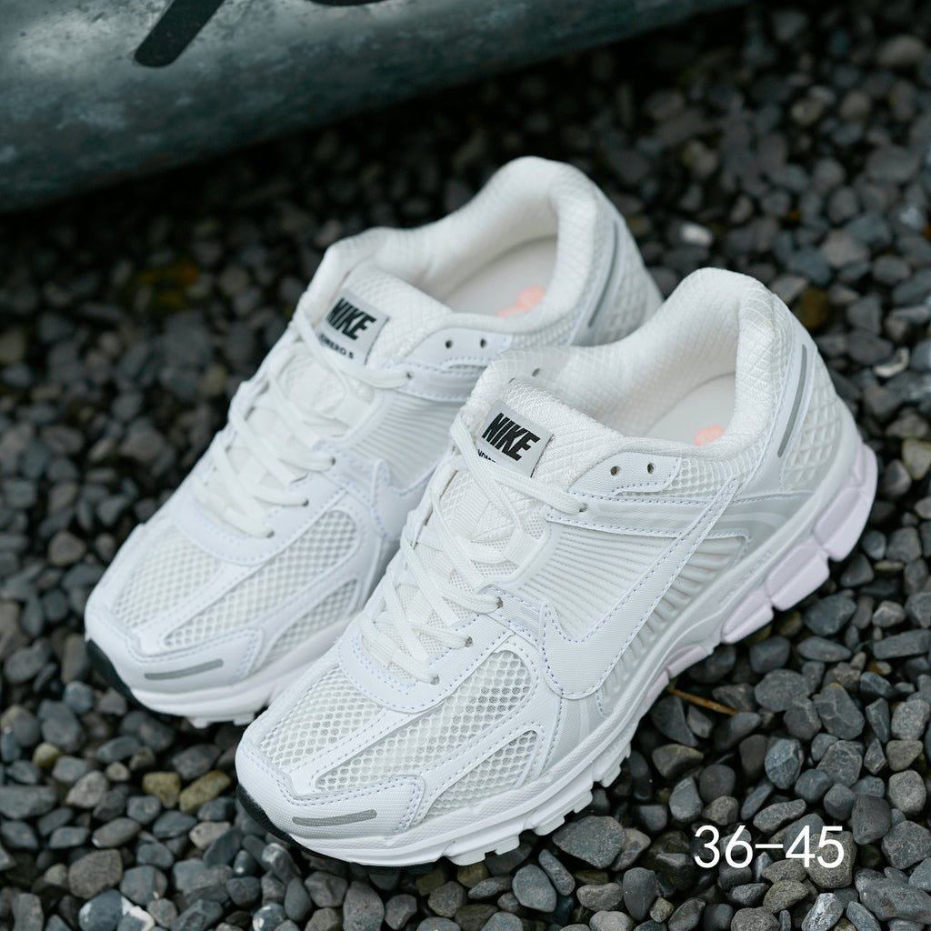 Nike Air Zoom Vomero 5 Running Sneakers in White - product image from the listing.