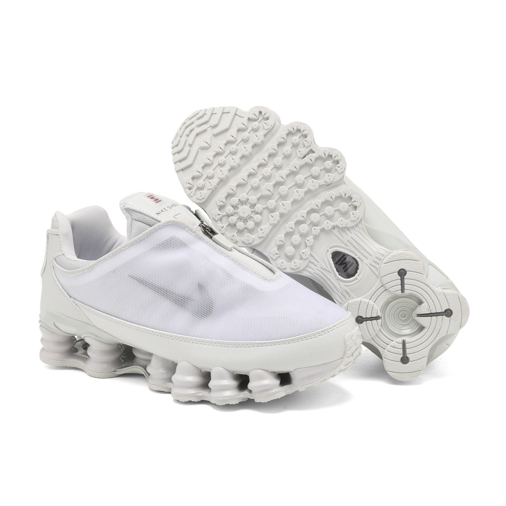 Nike Shox TL Sneakers in White and Grey - product image from the listing.