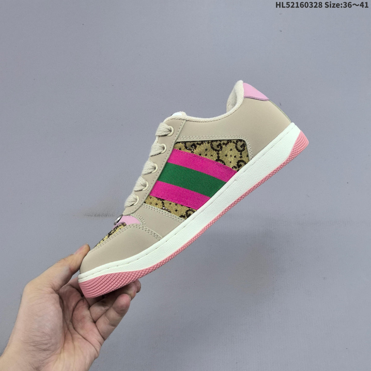 Gucci Distressed Screener Low-Cut Sneakers - product image from the listing.