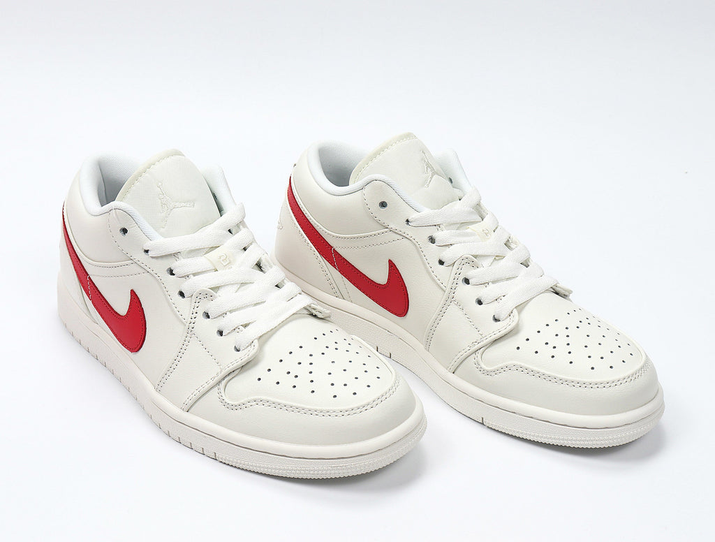 Sneakers, Sail and Red, - Jordan 1 Low AO9944-161 - product image from the listing.