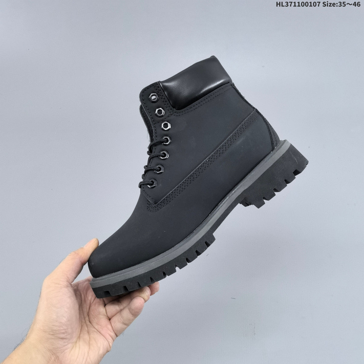 Timberland Lace-Up Ankle Boots in Wheat or in Black - product image from the listing.