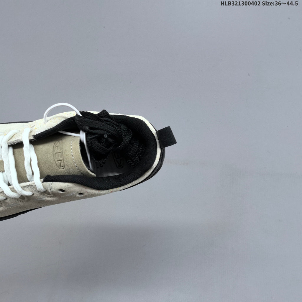 KEEN Jasper Low-Cut Outdoor Sneakers, Cream and Black, 1022266 - product image from the listing.