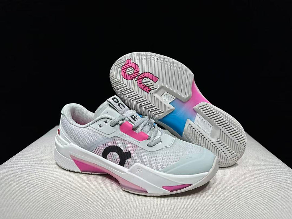 On The Roger Pro Fire Clay Grey Blue Tennis Footwear - product image from the listing.