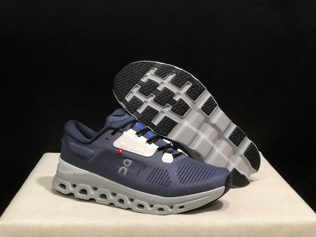 Navy Blue On Cloudstratus 3 Running Shoes - product image from the listing.