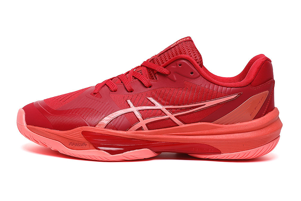 ASICS Red Court Footwear - product photo shown in the listing for this item.