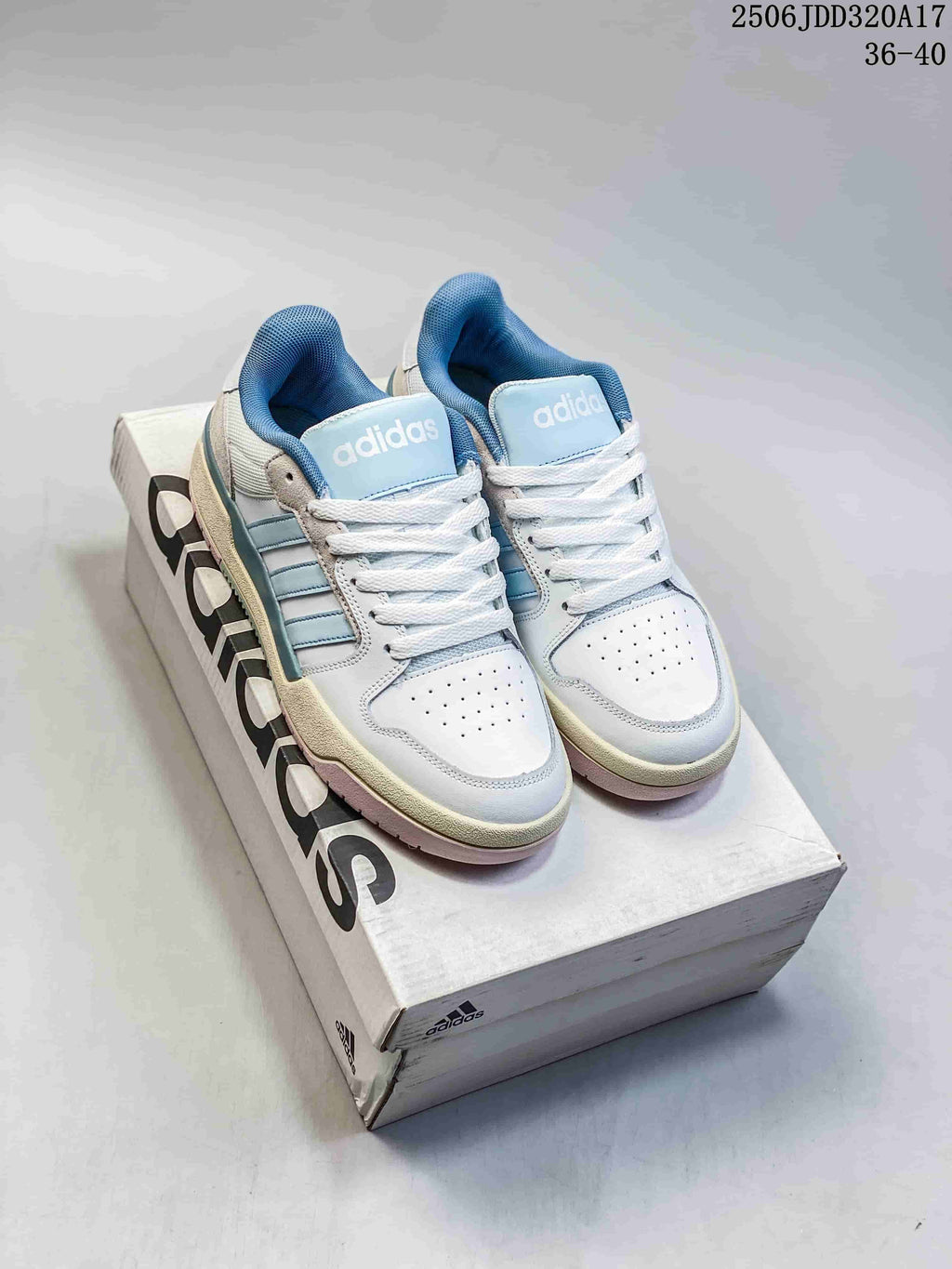 adidas Entrap Sneakers in White Light Blue GW5499 - product image from the listing.