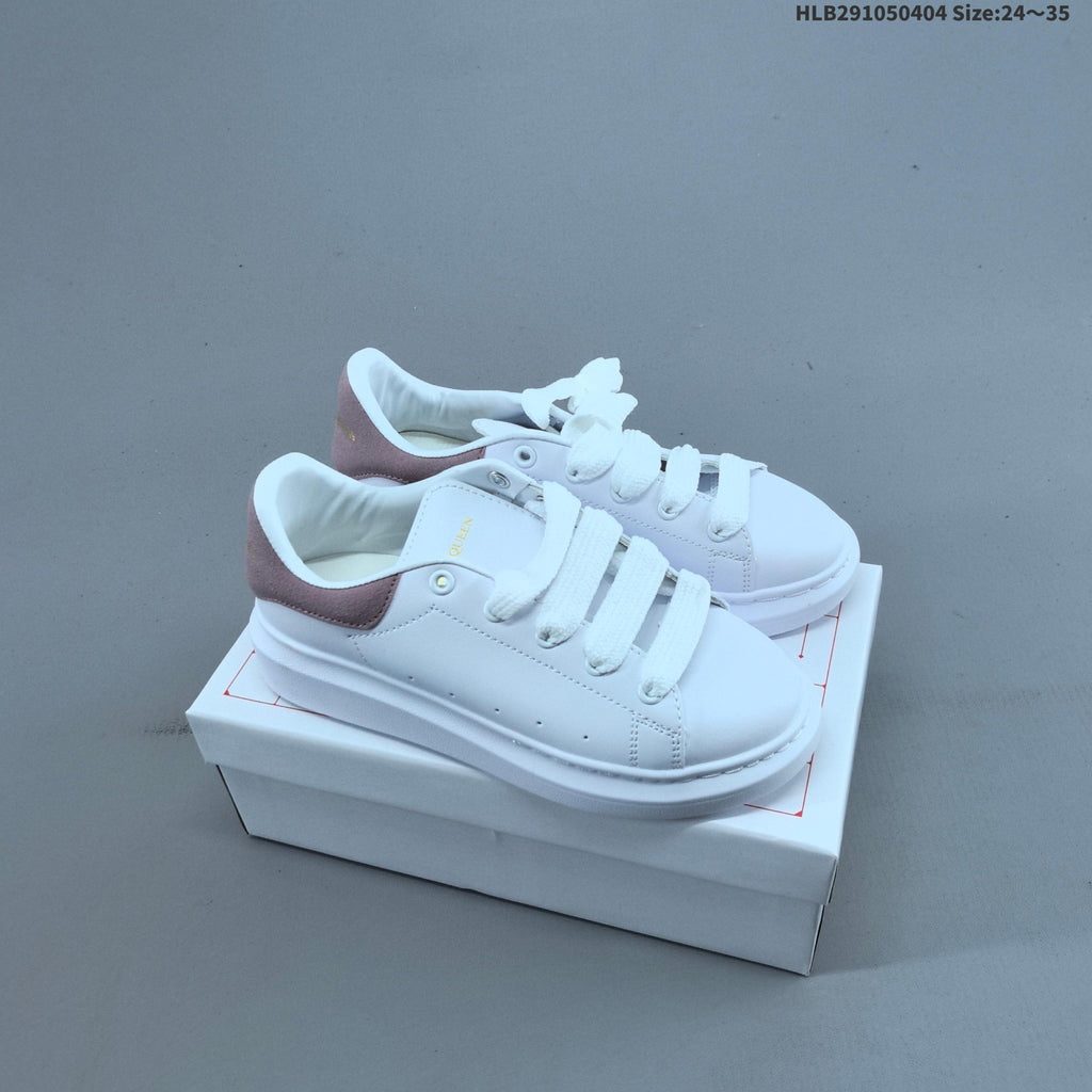 Alexander McQueen Kids Low-Cut Sneakers with Hook-and-Loop Straps - product image from the listing.