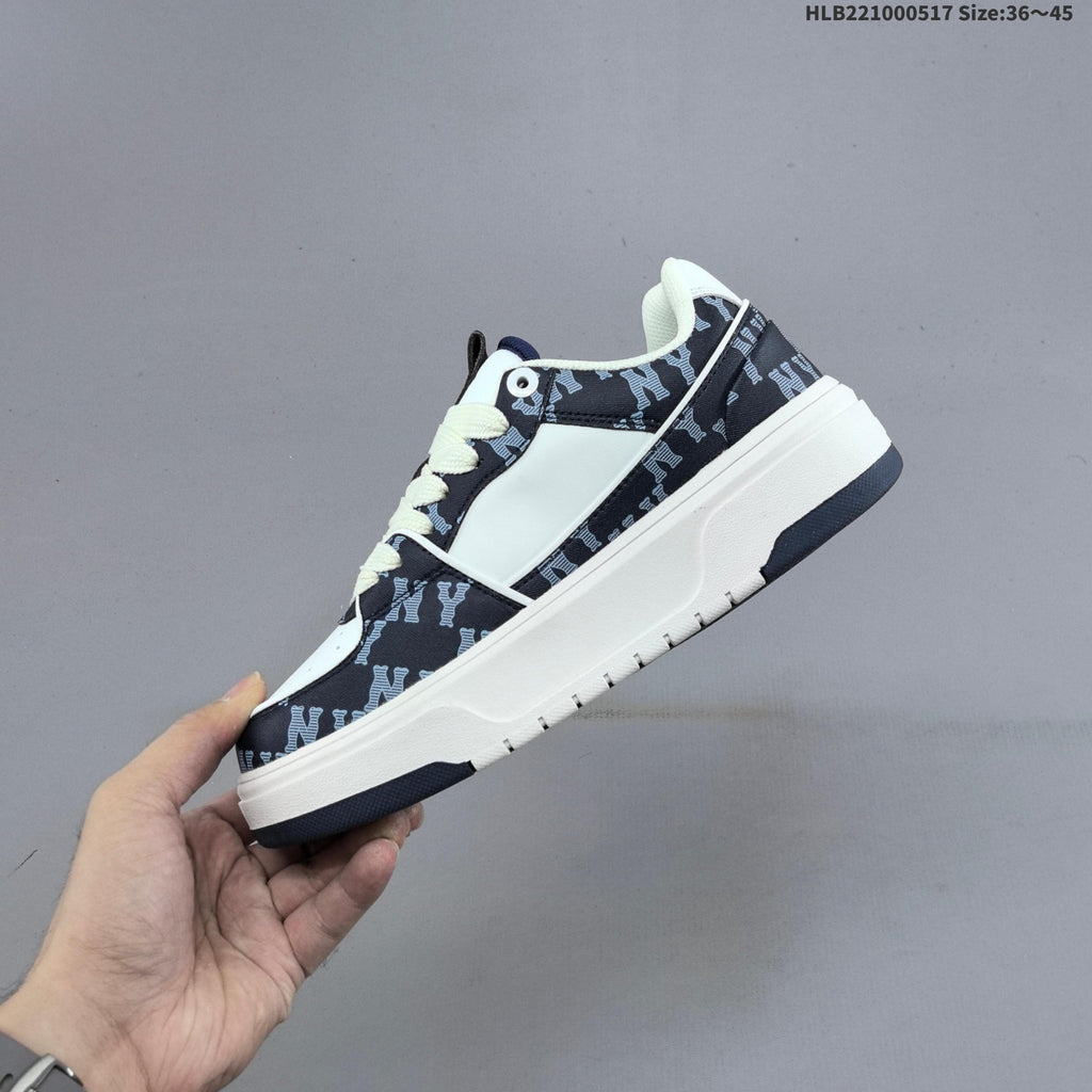 MLB New York Yankees Platform Sneakers, in Navy and White - product image from the listing.