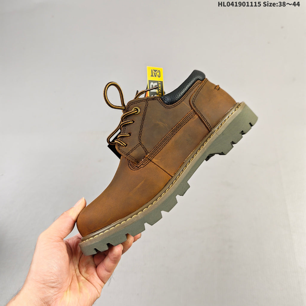 Brown Low-Cut Lace-Up Utility Boots HL041901115 by CAT - product image from the listing.