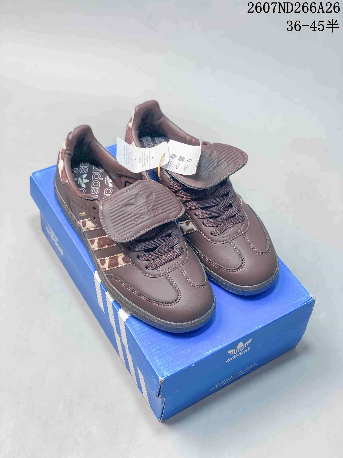 adidas Originals Samba OG Sneakers in Black and Brown 2607ND266A26 - product image from the listing.