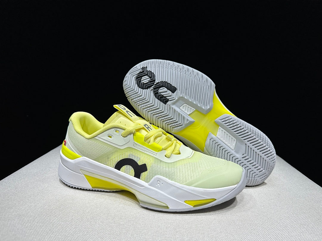 On The Roger Pro Fire Clay Tennis Shoes, in Yellow - product image from the listing.