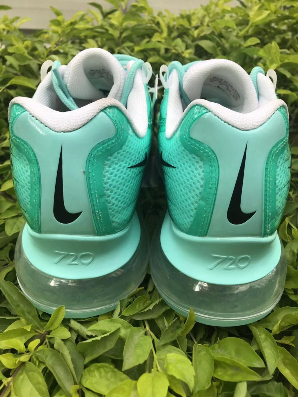 Mint Green Nike Air Max 720 Sneakers - product image from the listing.