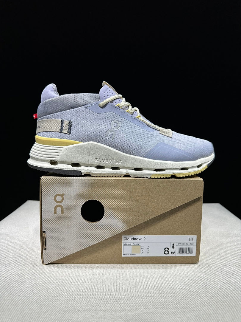 Purple and Blue On Cloudnova 2 Sneakers - product image from the listing.