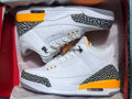 Sneakers White Orange Adult Style - Jordan 3 - product image from the listing.