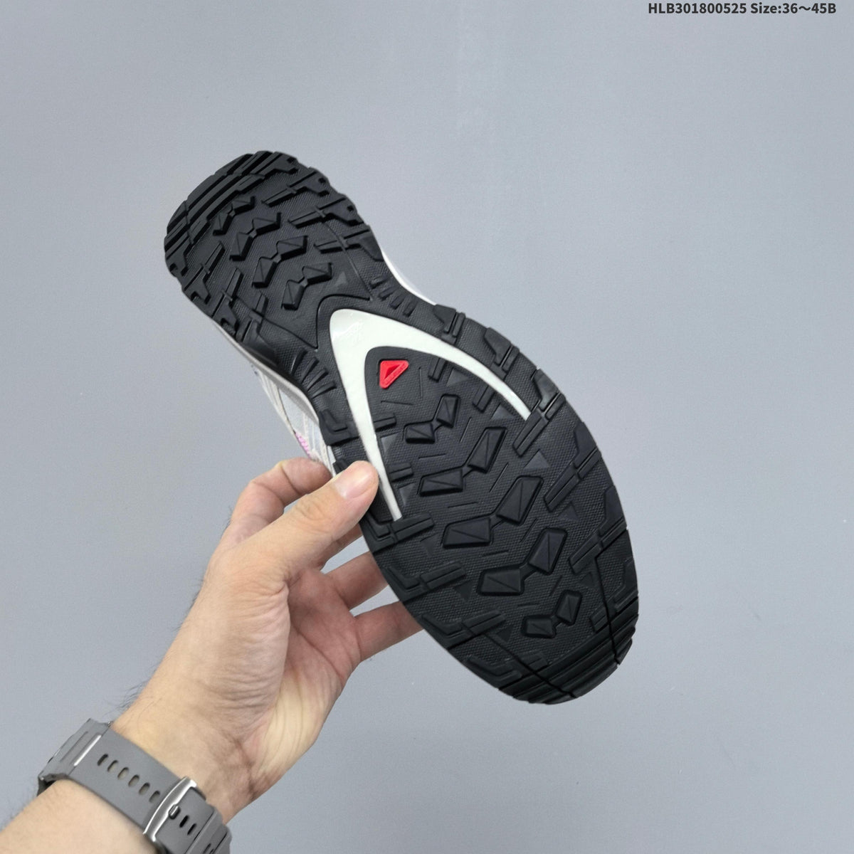 Salomon XA Pro 3D RIER Trail Running Shoes in Pink White - product image from the listing.
