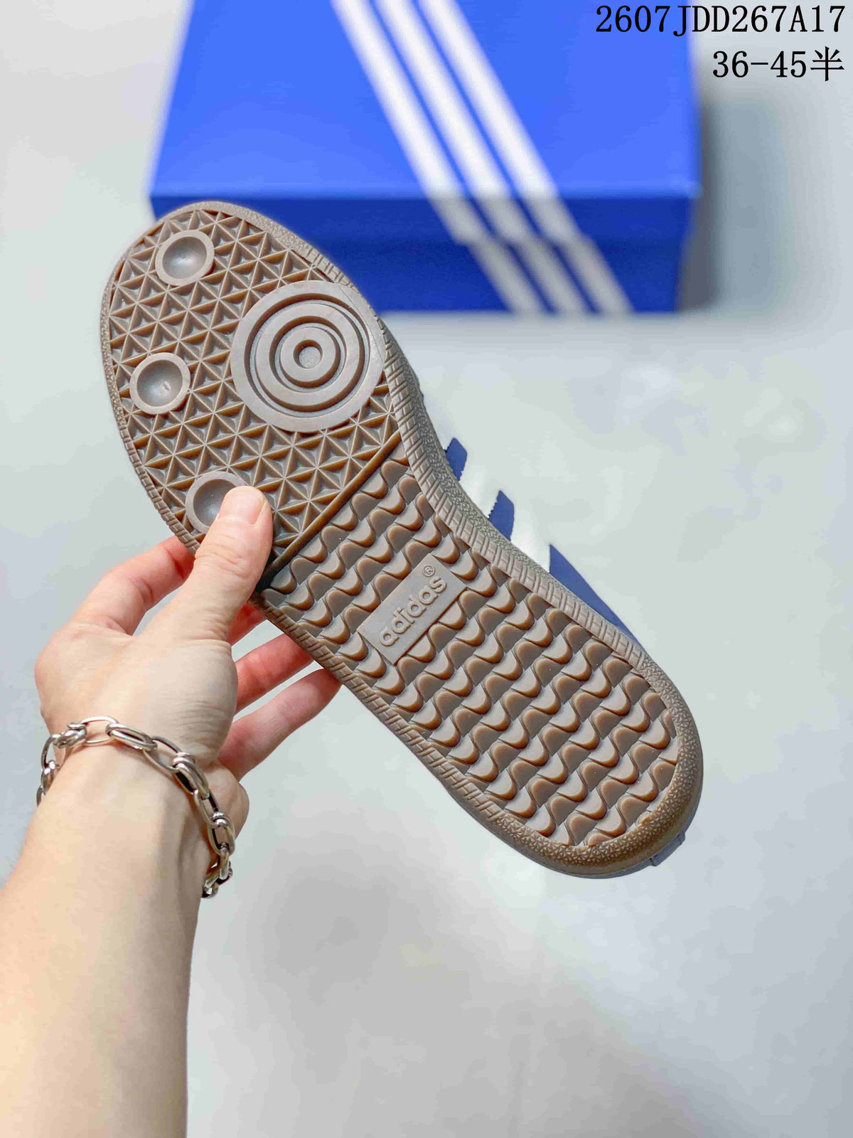 adidas Samba Sneakers in Blue White Gray JDD267A17 - product image from the listing.