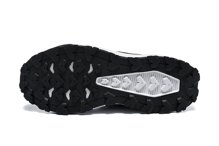 The North Face Black Trail Trainers with White Midsole - product image from the listing.