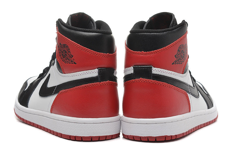 Jordan 1 High Sneakers in Black, in White and Red - product image from the listing.