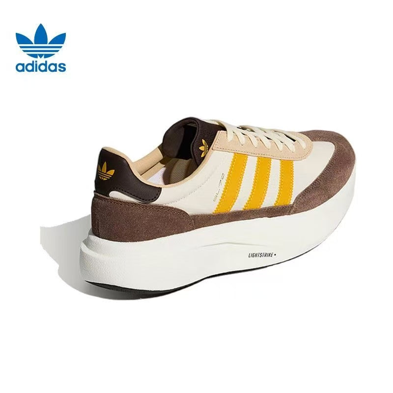 Adidas Lightstrike Running Sneakers in Brown, in Yellow and White - product image from the listing.