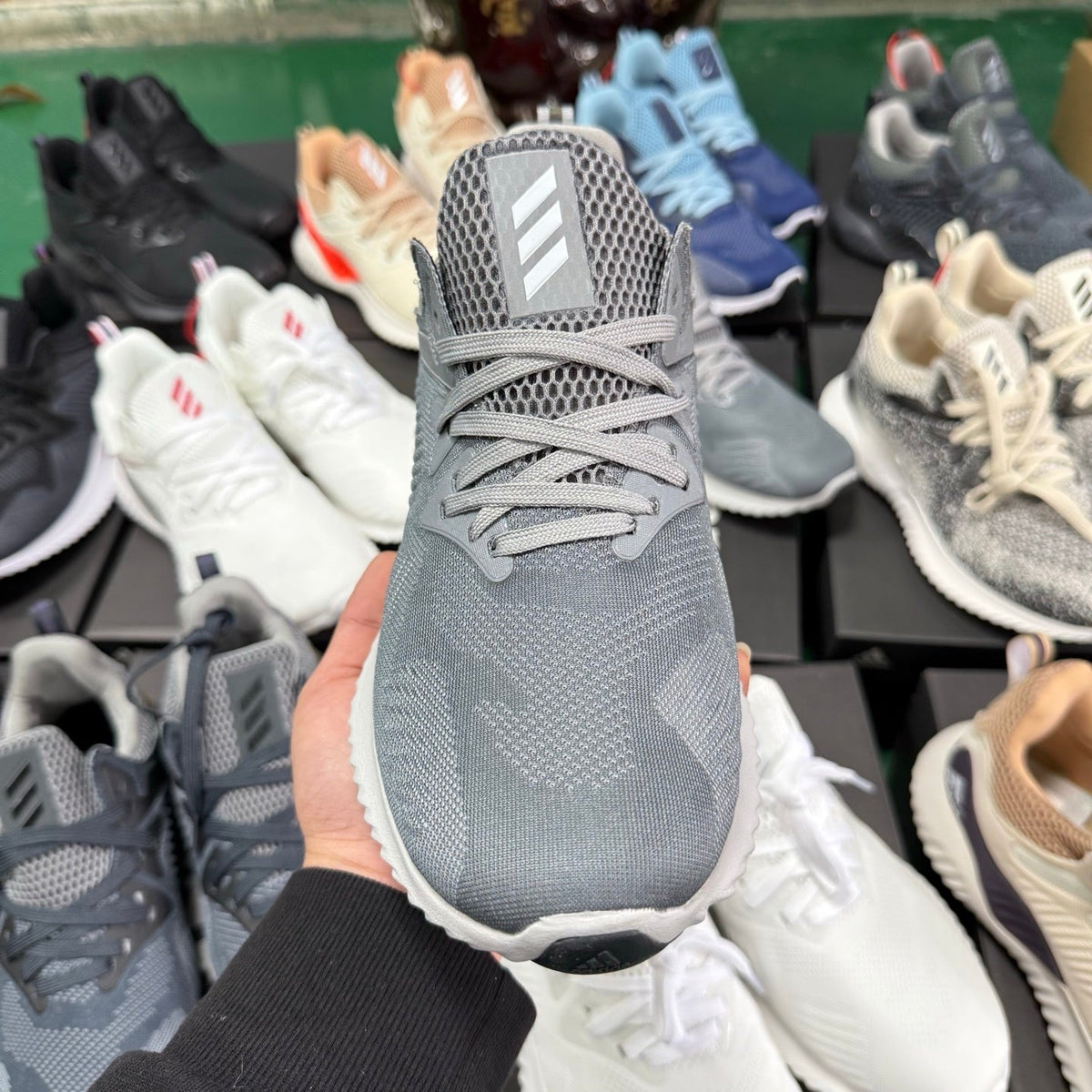 adidas Alphabounce HPC AMS Sneakers in Grey CG4764 - product image from the listing.