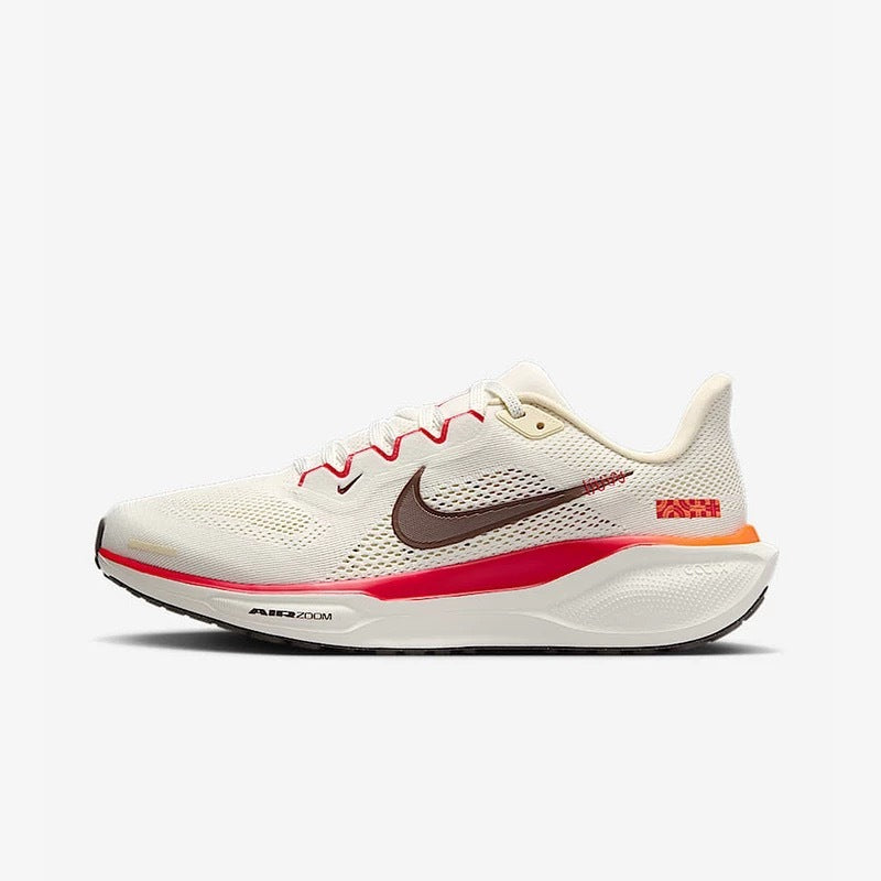 Nike Pegasus 41 Running Shoes HV5985-101 in White Black Red - product image from the listing.