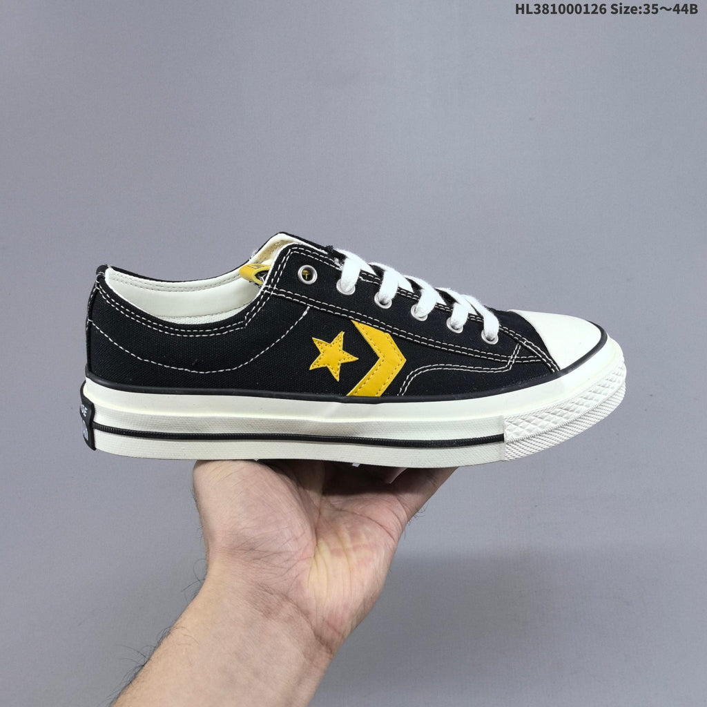 Converse Star Player Ox Low-Top Sneakers in Navy White - product image from the listing.