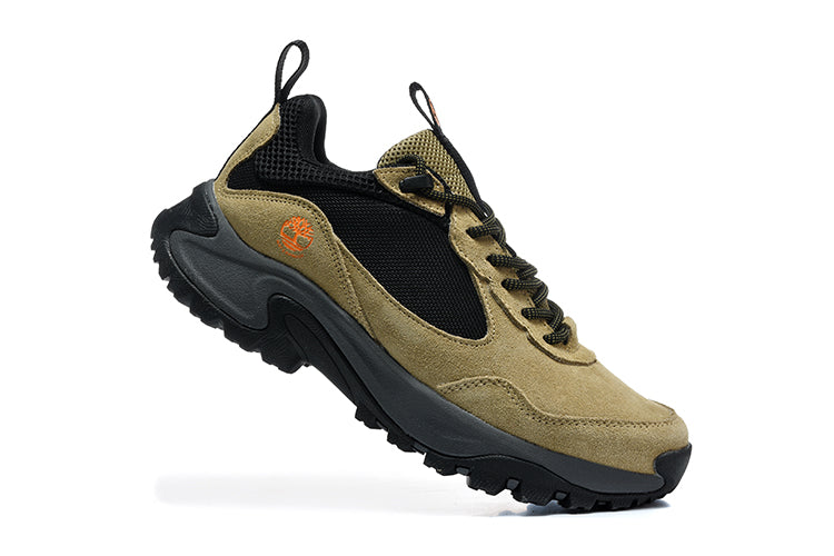Olive and Black The North Face Suede-Style Trail Sneakers - product image from the listing.