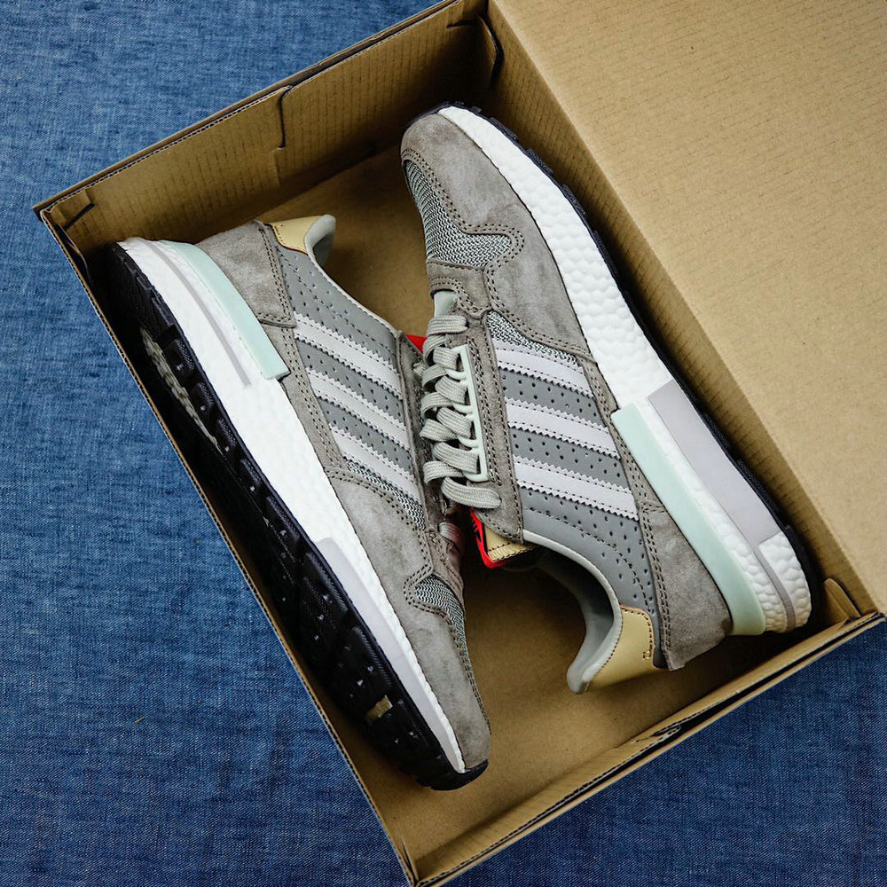 Adidas Originals ZX 500 RM Sneakers in Grey BD7959 - product image from the listing.
