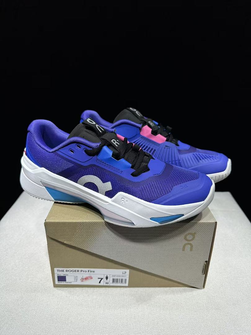 On The Roger Pro Fire Clay Tennis Shoes in Blue - product image from the listing.