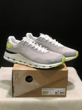 On Cloudnova Form 2 Sneakers, Grey and Fluorescent in Green - product image from the listing.