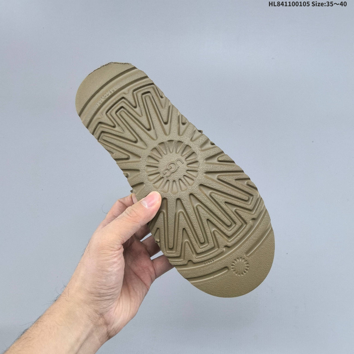 UGG-Style Mini Platform Winter Boots in Chestnut - product image from the listing.