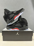 Air Jordan 5 Retro Black Red High-Top Sneakers - product image from the listing.