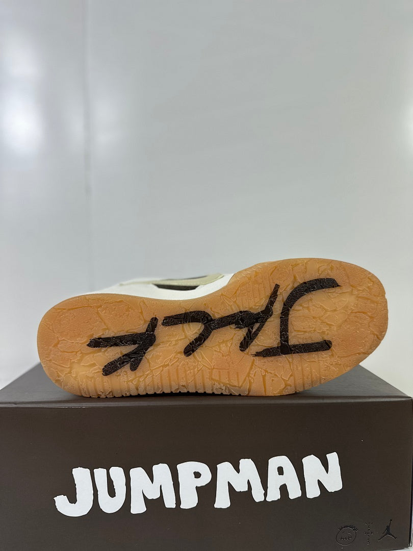 Jordan Jumpman Jack TR Low Sneakers in Sail Dark Mocha FZ8117-100 - product image from the listing.