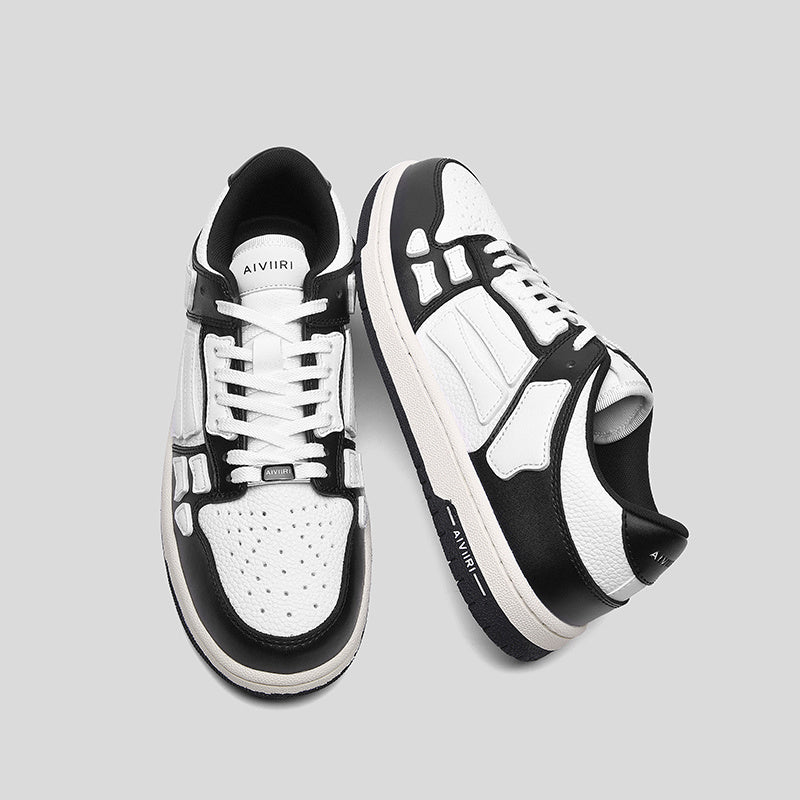 AIVIIRI MFS003-004 Low-Top Sneakers in Black and White - product image from the listing.