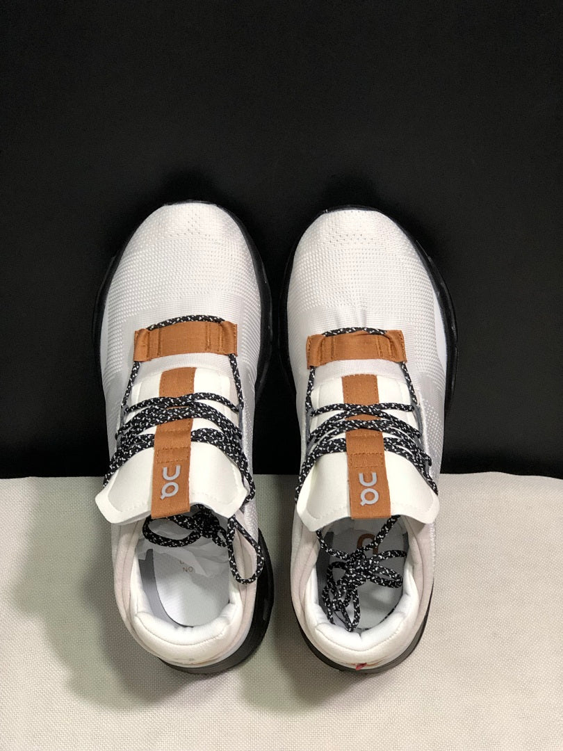 On Cloudnova Sneakers in White, in Black and Tan - product image from the listing.