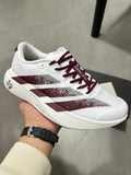 Adidas Lightstrike Pro Running Shoes in White Burgundy JQ4566 - product image from the listing.
