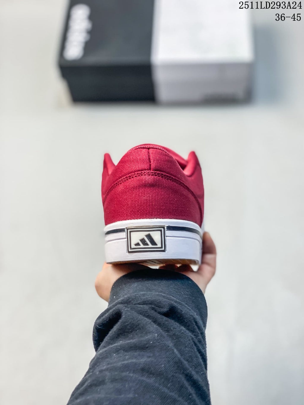adidas GVP Canvas STR Sneakers in Red White B23999 - product image from the listing.