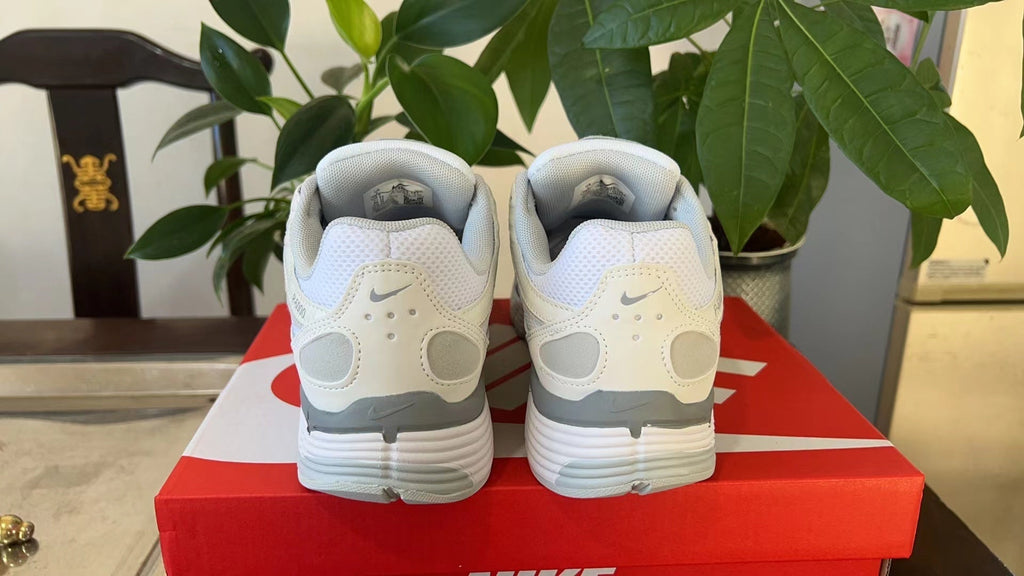 White and Grey Nike P-6000 Sneakers FV6603-101 - product image from the listing.
