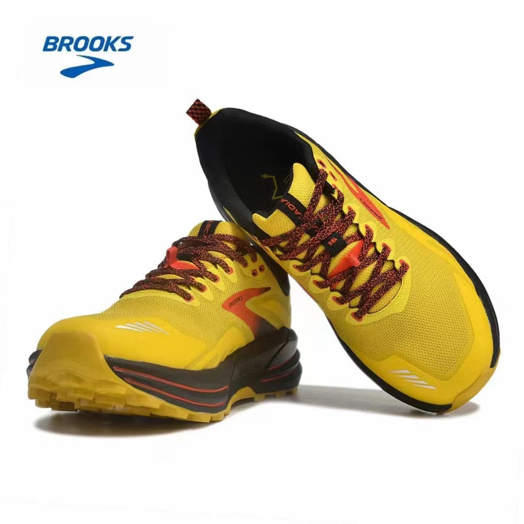 Yellow Brooks Cascadia 16 Trail Running Shoes - product image from the listing.