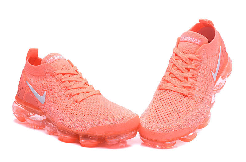 Nike Air VaporMax Flyknit 2 Sneakers in Orange 942843-800 - product image from the listing.