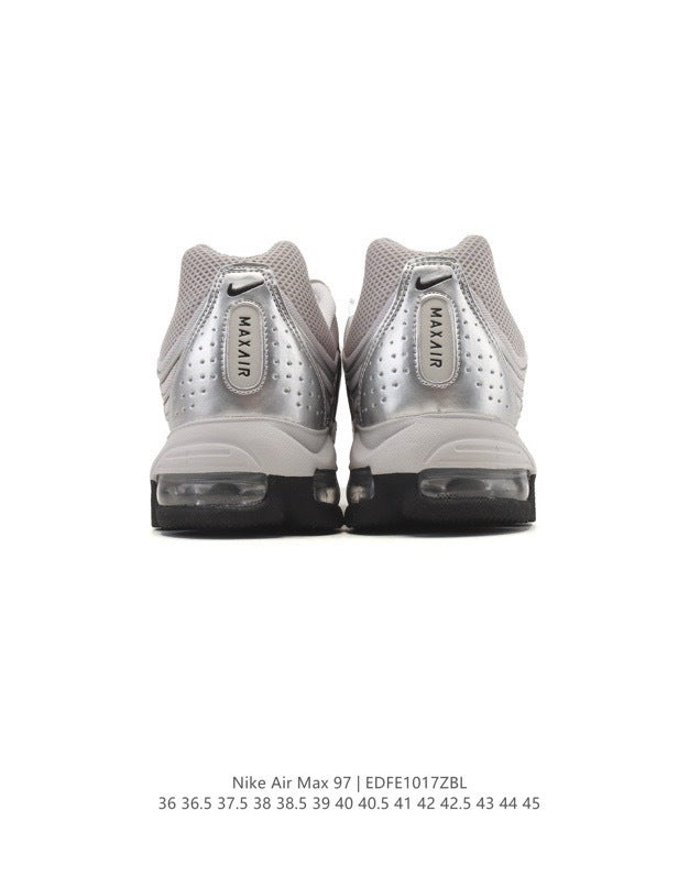 Nike Air Max 97 Sneakers in Silver Grey EDE1017ZBL - product image from the listing.