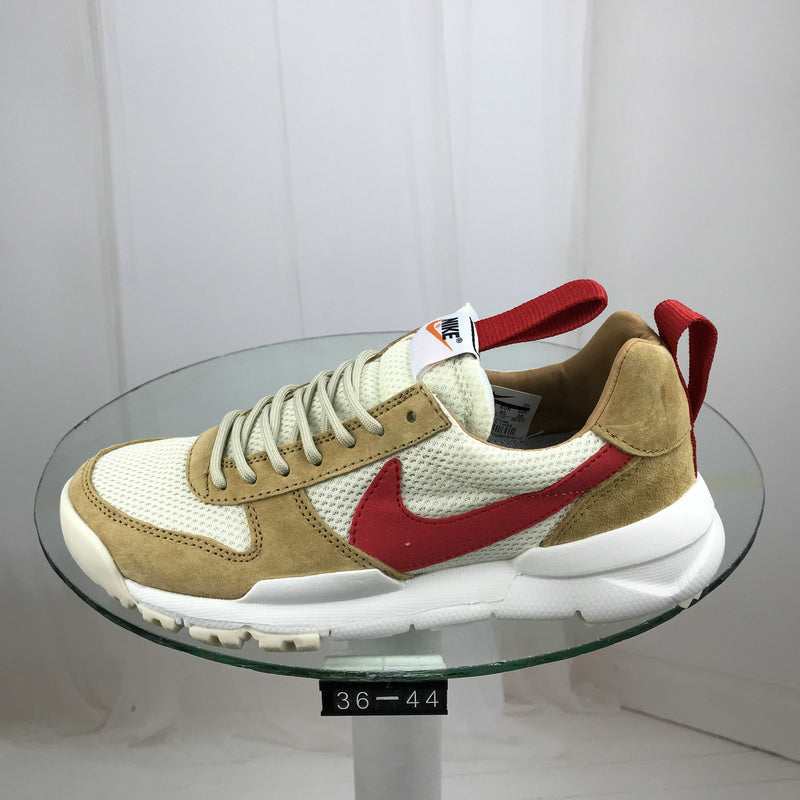 NikeCraft Mars Yard TS 2.0 Sneakers in Tan, in Red and White - product image from the listing.