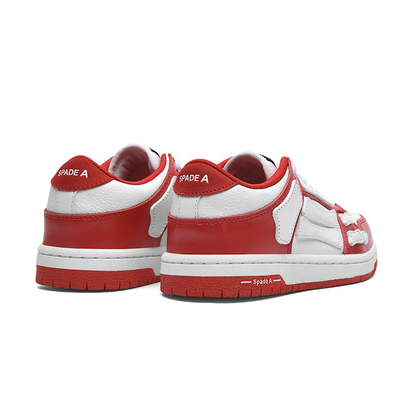 Red and White Spade A Low-Cut Sneakers MFS003-324 - product image from the listing.