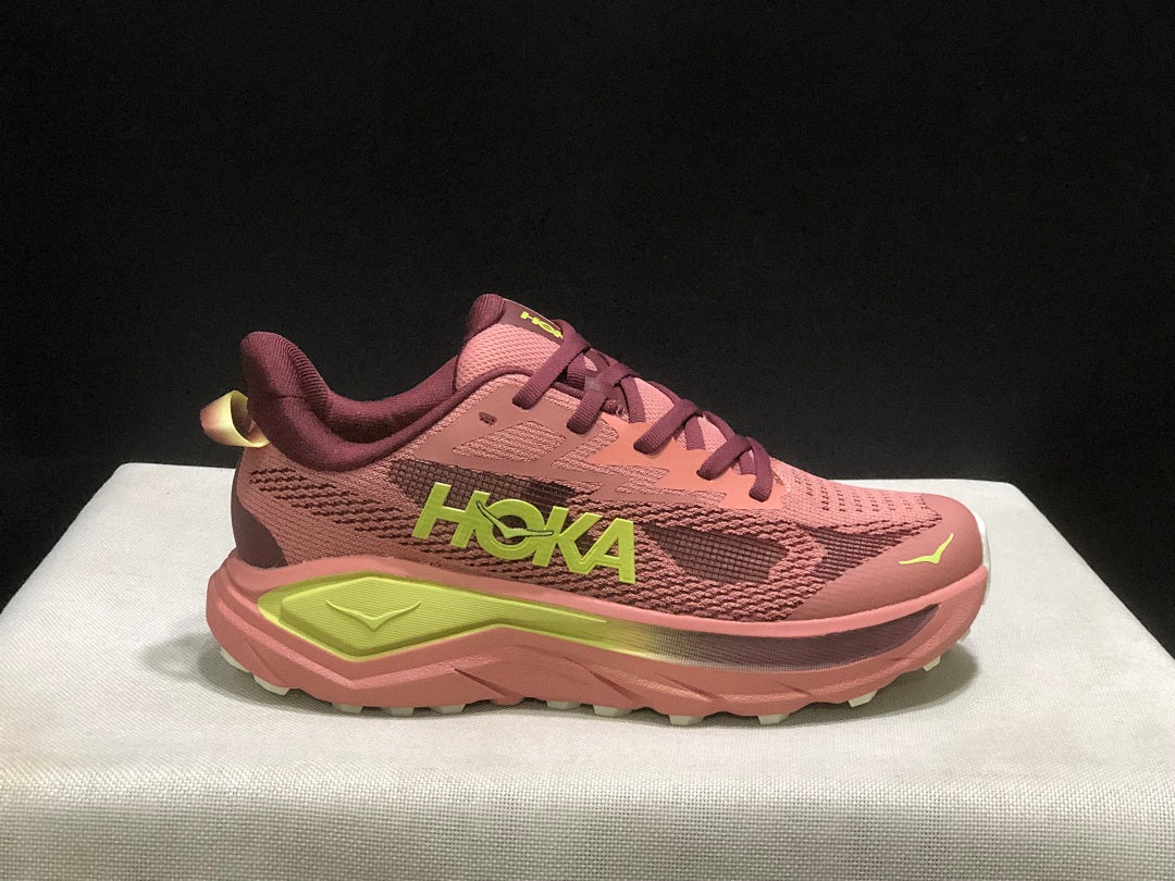 Rose Pink - HOKA Challenger 8 Trail Running Shoes - product image from the listing.