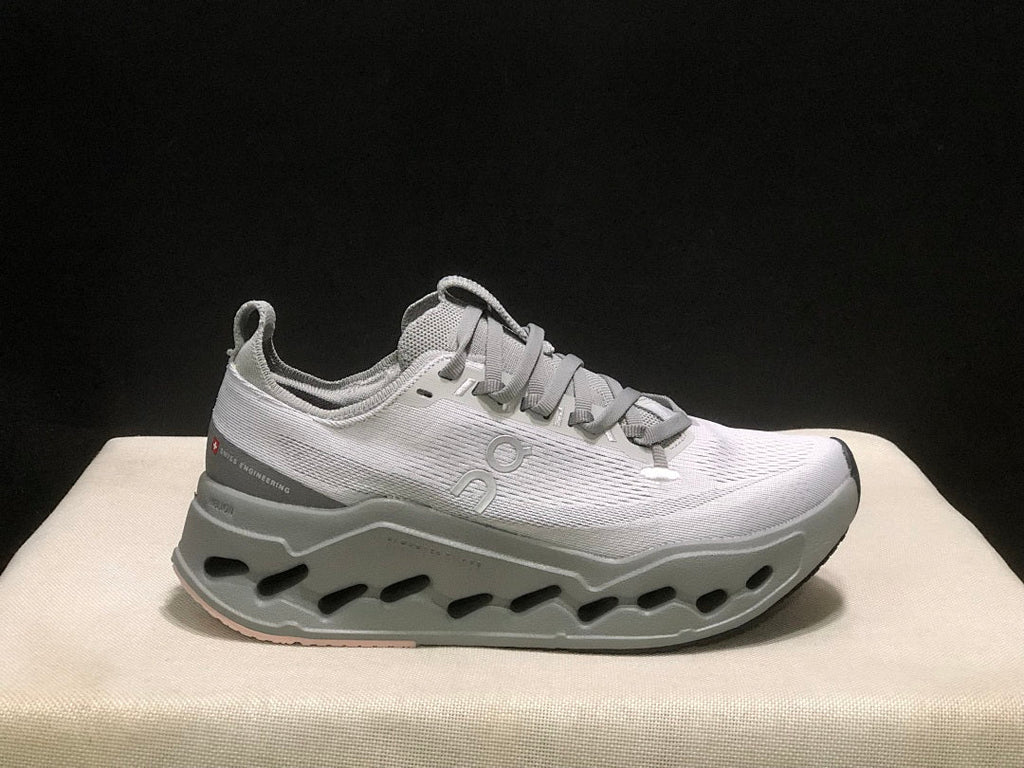 On Cloudsurfer Max Running Shoes, Alloy in Grey - product image from the listing.