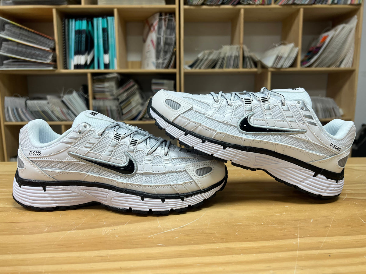 Nike P-6000 Sneakers in White Black CD6404-107 - product image from the listing.